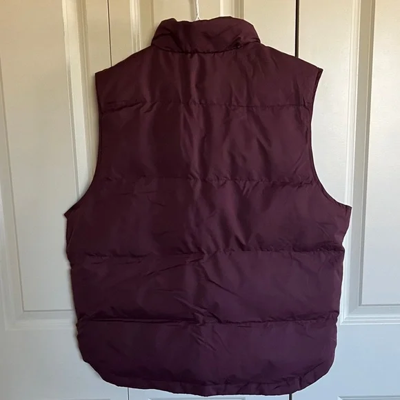 St. John's Bay Deep Burgundy Vest - Picture 2 of 5